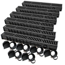 Caniveau 6x1m Grille