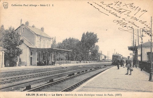 Cpa ablon gare - la, /