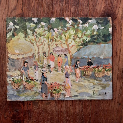 Huile bois tableau - bois,