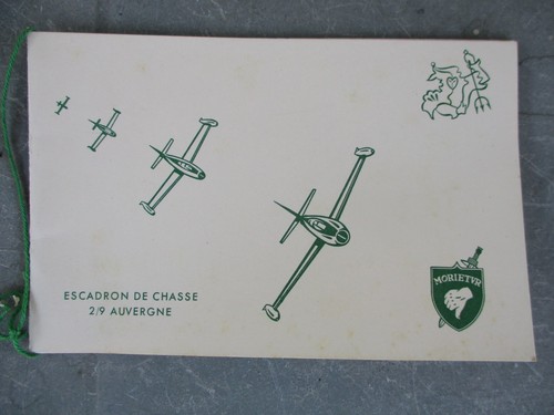 Rare carte escadron - carte, chasse