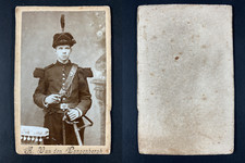 Van den Langenbergh, Gendarme en grande tenue Vintage cdv albumen print CDV,