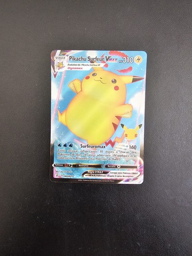 Carte pokémon pikachu - pikachu, surfeur
