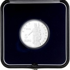 Saint Marin , 5 Euro, Expo Shanghai, BE, 2010, Rome, Argent, FDC