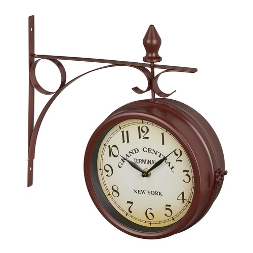 Horloge gare double face - gare,