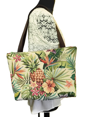 Sac cabas tropical fait - cabas, –