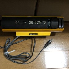 MARUMAN Digital Clock Alarm DS210 Mid-Century Flip Clock Table Jaune Fonction...