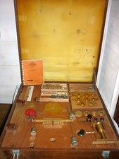 Ancien coffret AOIP NSM Ebénisterie mesures appareillage DIDAPRECI  statique * 