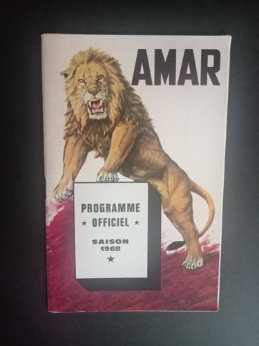 Cirque amar 1968 program - cirque,