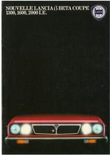Catalogue brochure prospekt Lancia Beta Coupé 1981 FR