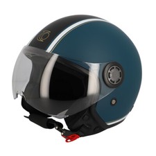 Casque jet trendy jt-306 dv bleu/noir mat  t59-60 l - ce 22-06