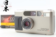 All Works 【Top MINT】 Contax T2 Titan Silver 35mm Point & Shoot Film Camera...