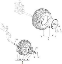 Roue Avant CLM-KEND16K500E2WD