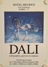 Affiche DALI La Licorne 1984