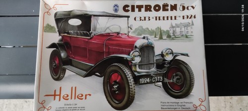 Maquette heller citroën - de, la