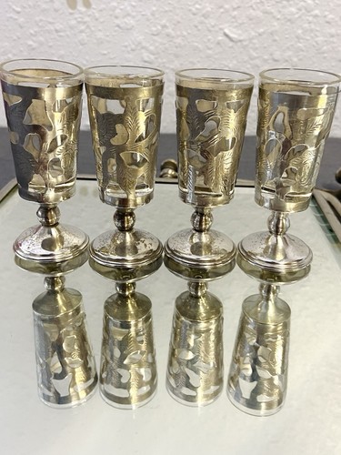 Verres liqueur argent - verres,