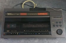 Hitachi Modèle MX-W01 Double Cassette Radio Stereo Lecteur CD Vintage Année 1982