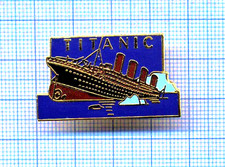 Pin's EGF Démons & et Merveilles D&M Bateau paquebot TITANIC / FILM CINEMA Movie