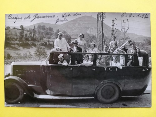 Cpa carte photo cirque - carte, de