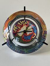 Horloge Design Cinétique Psychédélique Vintage Années 80 