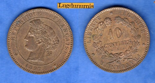 Centimes cérès 1897 - 10,