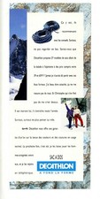 1995 : Sac à dos Décathlon – A fond la forme (publicity, advertising)