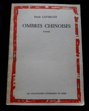 OMBRES CHINOISES PAULE LAVERGNE ENVOI FRANCE/LITTÉRATURE 840