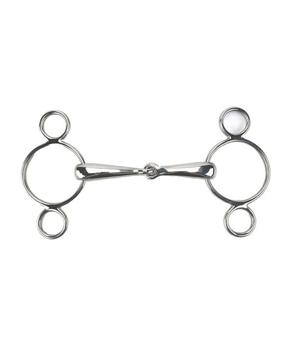 Pelham acciaio snodato con - pelham,