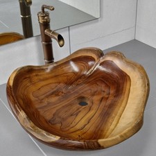 Bol En Bois Racine Lavabo Bol Naturel Vasque À Poser