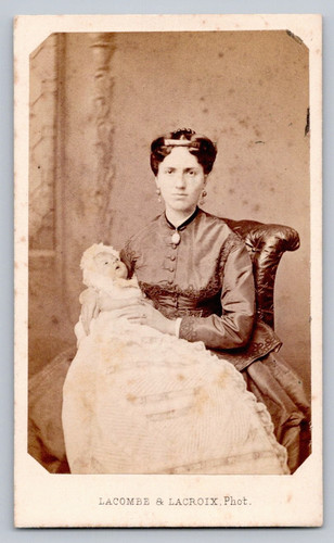 Cdv 1870 nourrisson - 1870, robe