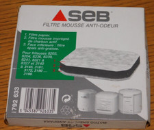FILTRE FRITEUSE SEB 8203 8204 8236 8239 8241 8321 8327 3140 3145 3181 3172 3190