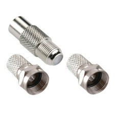 Kit Connecteur Satellite F-Type Coaxial Satellite TV Parabole Antenne Câble F