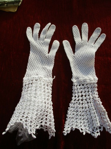 Paire gants anciens - de,
