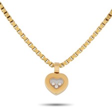 Chopard Happy Diamond 18K Yellow Gold Pendant Necklace