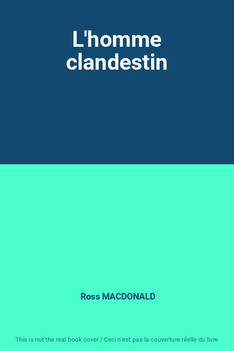 Homme clandestin ross - l'homme,