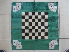 TAPIS DE JEUX CARTE POKER BELOTE GUINCHE 67 X 65 CM LUXE
