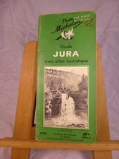 Guide Jura Michelin 1947 complet et en bon état, 122 pages + atlas touristique