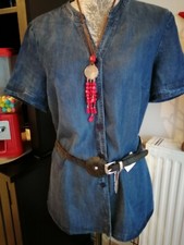 NEUVE , BLOUSE DAMART EN JEAN
