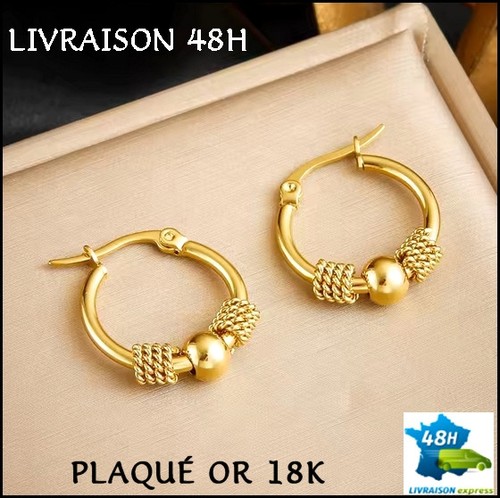 Plaqué 18k boucles - plaquÉ,