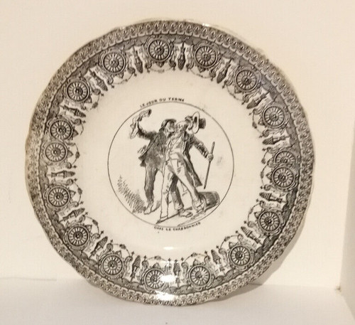 Assiette parlante vieillard - parlante,