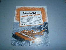 Dépliant pub charrues