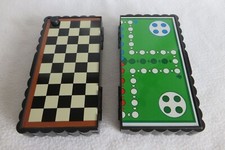 2 jeux de voyage dames et petits chevaux