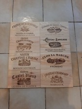 Lot de 8 estampes bois