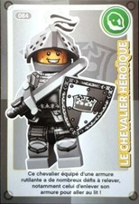 Crée Ton Monde Carte Lego 2018 Auchan N°84 Le Chevalier Héroïque