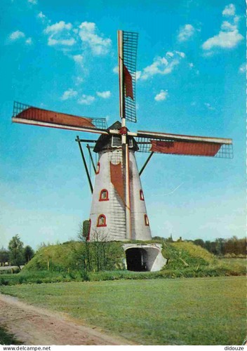Carte postale moulin à - postale,