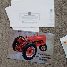 Rare Set Hamilton Die Fonte Farmall 400 Tracteur Paperasserie Brochure Pamphlets