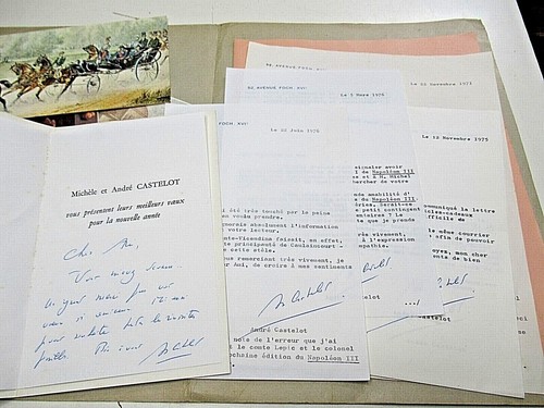 Andre castelot autographe - castelot,