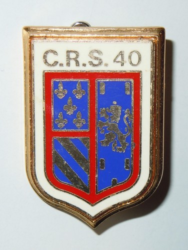Insigne 40 plombieres - c.r.s.,
