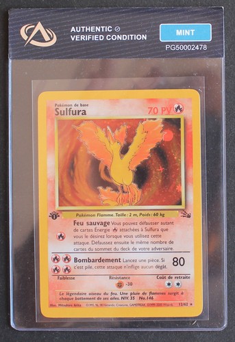 Pokémon fossile sulfura 1ere - sulfura,