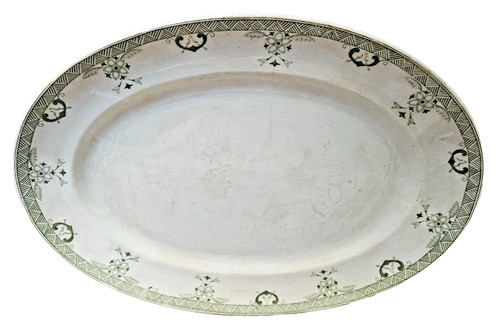 Plat ovale terre - ovale, fer
