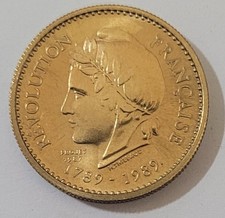 France Médaille Bicentenaire de la Révolution 1789-1989